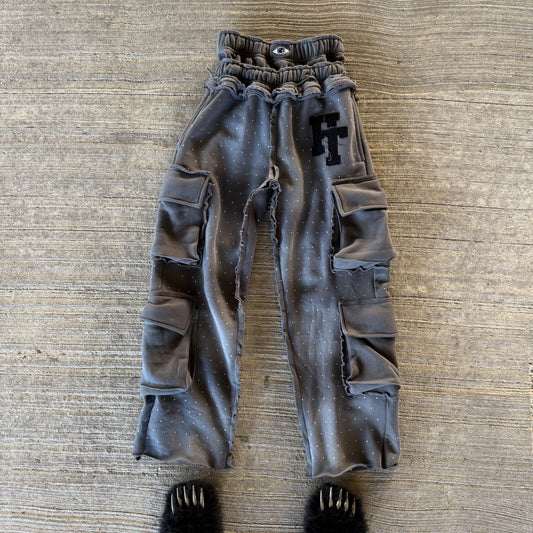 Gray Cargo Sweats